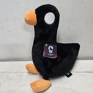 The Official Duck Plushie 12" The Kurzgesagt Shop Black Plush Stuffed Squishable